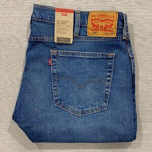 Levis 514 Jeans Mens 40 x 32 Straight Leg Regular Fit Medium Wash Denim